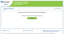 Desktop Screenshot of firsthealthinternational.com
