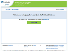 Tablet Screenshot of firsthealthinternational.com